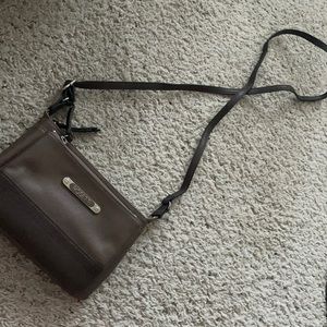 brown cross body purse